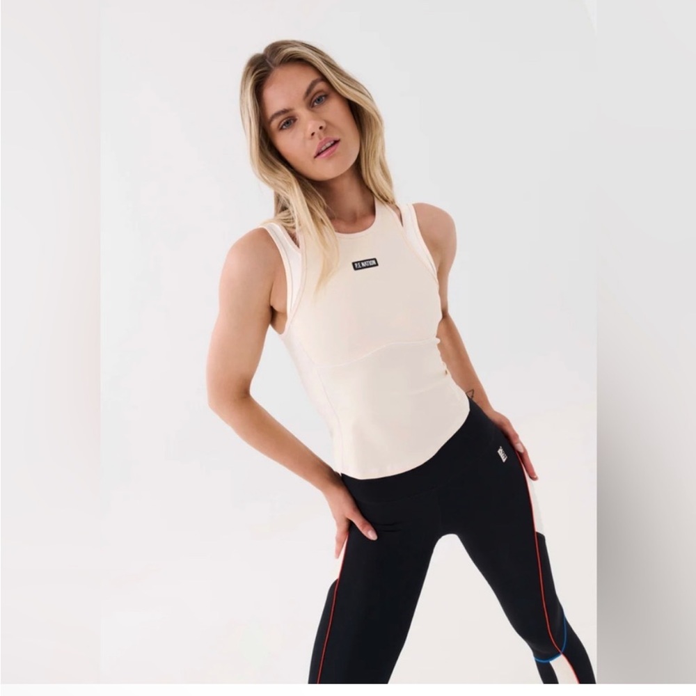 PE Nation Tank Cream M